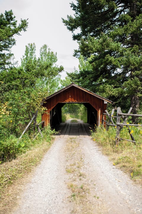The entrance to the property