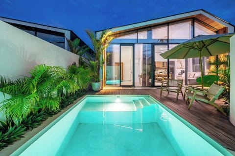 Private Pool Paradise: Dive into luxury with your own pool surrounded by lush greenery!