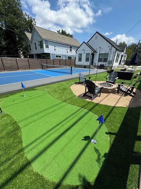 - Multi sport court: Pickleball/Basketball
- Mini Putt Putt
- Firepit