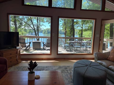 Gorgeous view and access to wrap around deck