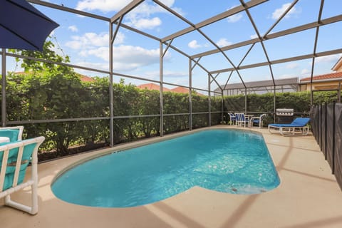 Unwind and soak up the Florida sunshine in your private sparkling pool—perfect for a refreshing swim, relaxing poolside, and creating unforgettable vacation memories with family and friends.