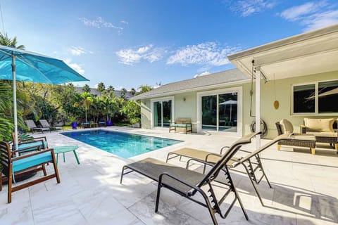 Private saltwater pool for sunny South Florida days