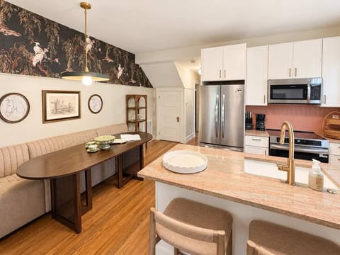 Kitchen and dining area