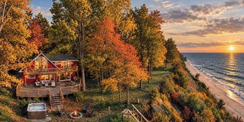 Lakeside Escape combines privacy, lake views, and incredible outdoor living