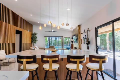 Dining Table Pool View