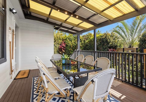 Salty Air Coastal Cottage |  Outdoor Dining, BBQ