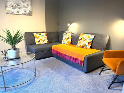 Cosy lounge with sofa bed