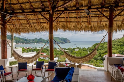 Beautiful view. Nicaraguan Hammocks for a lazy afternoon. 