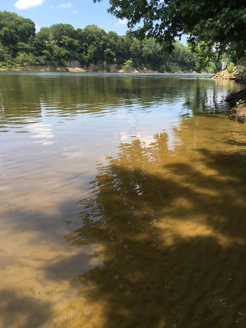 Soak your feet and enjoy the view at the edge of The River House