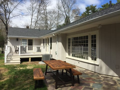 Patio deck and grilling area