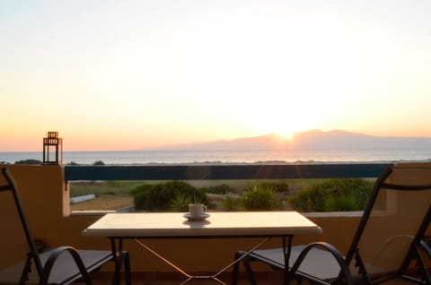 Sunset view from main deck.