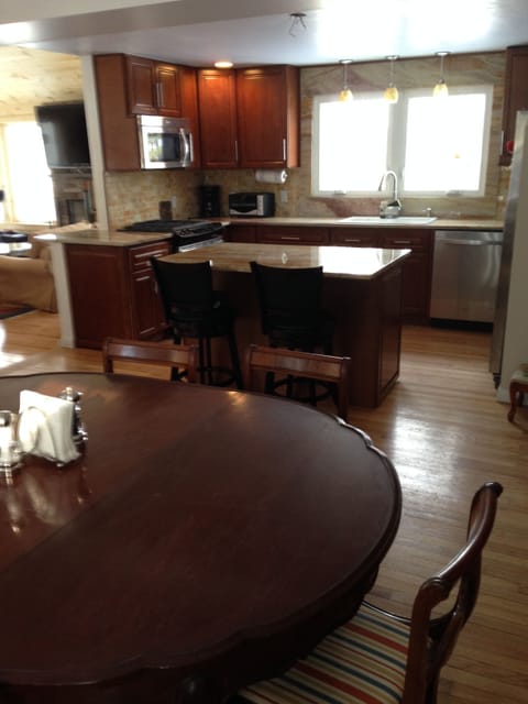 Kitchen from dining Area