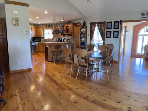 Large dining table highchair,breakfast bar+ seating for 20 plus available 