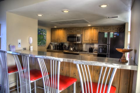 Stainless Bar Top and Galley Kitchen