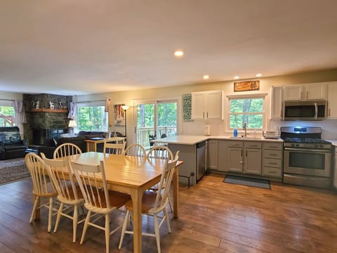 Freshly Updated Kitchen. Deck right off the dining area.