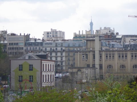 View of the Eiffel Tower and Surroundings from the Balcony