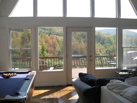 View from living room In September