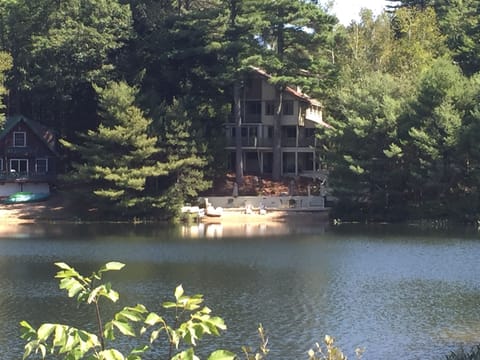 View of house from the public beach