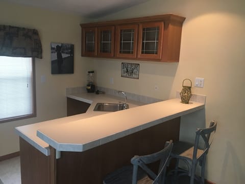 Wet bar in Family Room