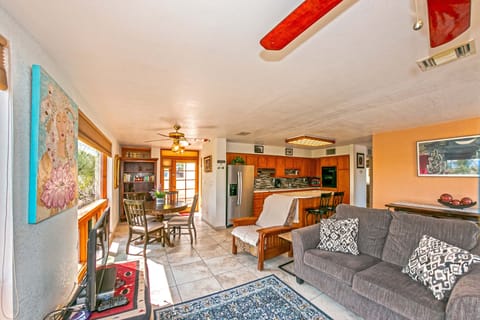 Living room and tv area