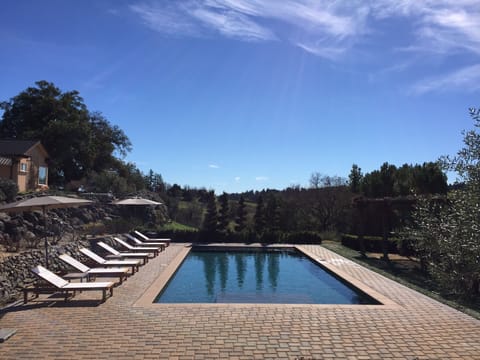 A beautiful pool and blissful setting makes for a perfect escape.