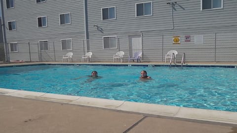 Recently resurfaced Pool