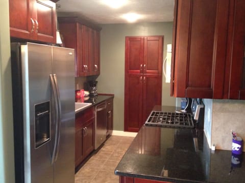 Gas stove is wonderful for cooking