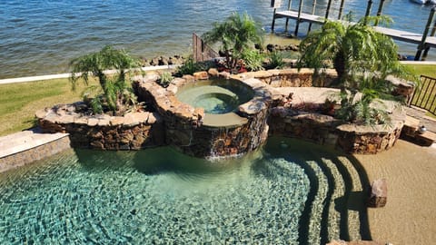 Tropical Pool and Hot Tub