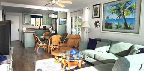 Spacious living area with central air conditioning for your comfort