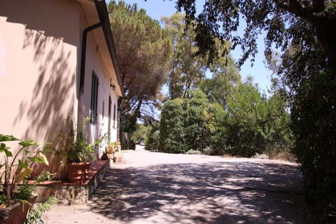 Front court, parking