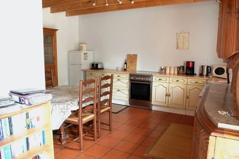 Kitchen and dining area