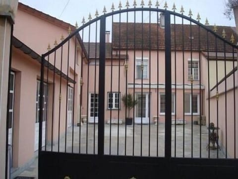 The courtyard in front of our farmhouse