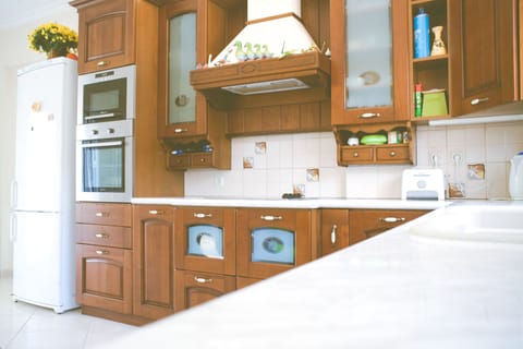 kitchen - fully equipped with dishwasher and two fridges 