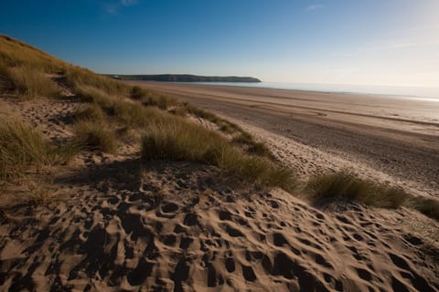 Woolacombe Beach is vast, and just a few seconds away!