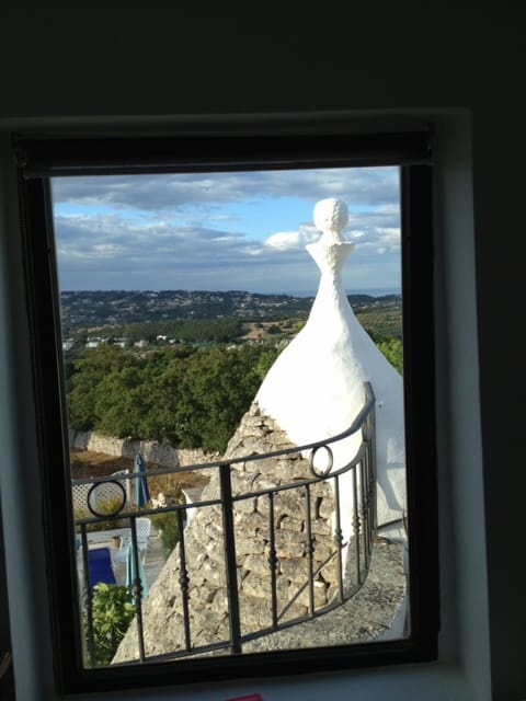 View from window of Roof Terrace bedroom