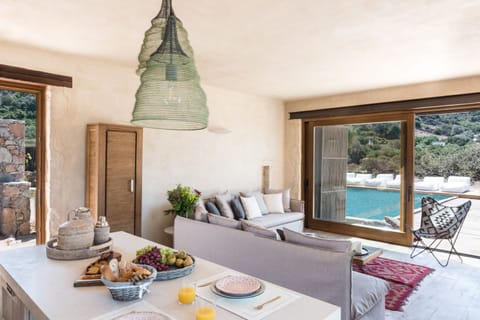 Living Room and Indoor Dining Area