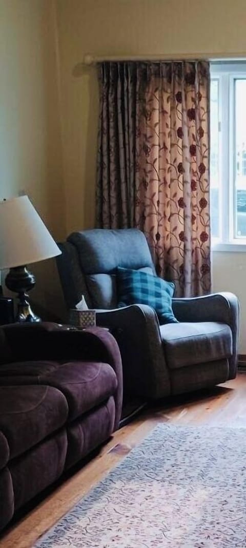 Living Room- Reclining couch seat and recliner