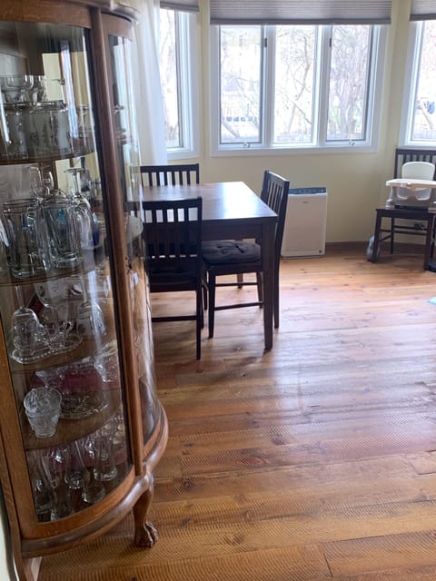 Dining area antique hutch 