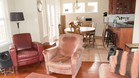 Family room kitchen table and kitchen