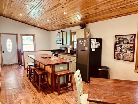 View from deck access door.