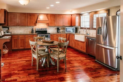 Open concept kitchen area