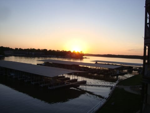 Sunsets on the lake are so beautiful and relaxing after a busy day on the lake.