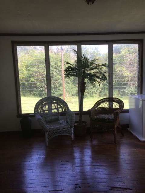 sunroom, 1/2 bath is on this lower lever off the sunroom.