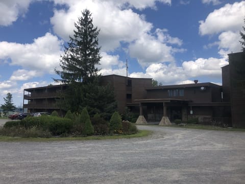 E building after new paint