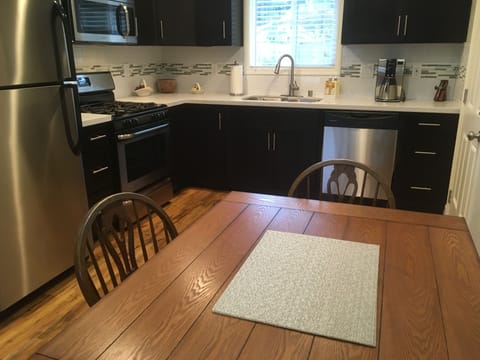 Fully stocked kitchen