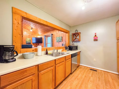 full kitchen with everything needed to cook a family meal