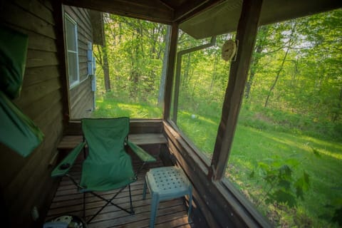The screened in Porch