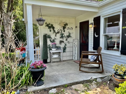 Your private front door entrance to duplex 
