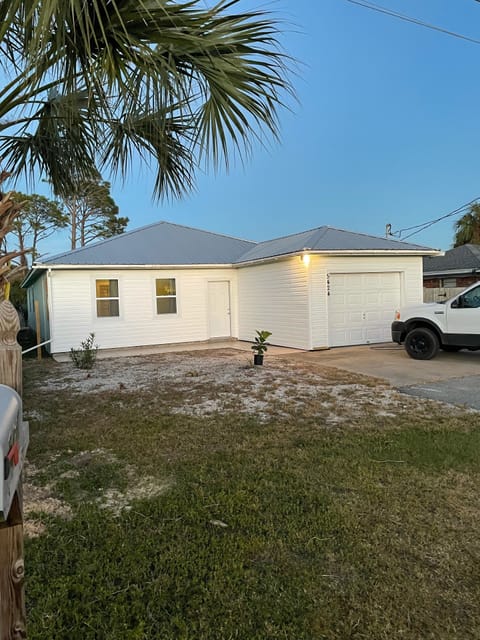 front of the house