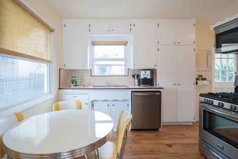 Kitchen - with dining for four and amenities for today's cooks